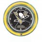 NHL Pittsburgh Penguins Neon Clock - 14 inch Diameter