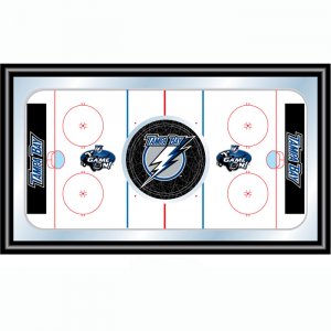 NHL Tampa Bay Lightning Framed Hockey Rink Mirror