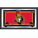 NHL Ottawa Senators Framed Team Logo Mirror