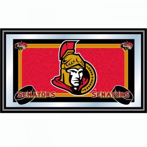 NHL Ottawa Senators Framed Team Logo Mirror
