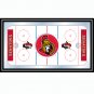 NHL Ottawa Senators Framed Hockey Rink Mirror