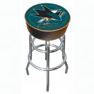 NHL San Jose Sharks Padded Bar Stool