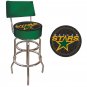 NHL Dallas Stars Padded Bar Stool with Back