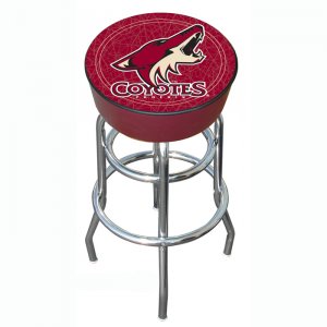 NHL Phoenix Coyotes Padded Bar Stool