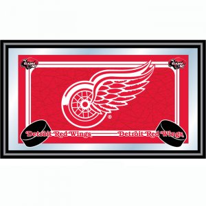 NHL Detroit Redwings Framed Team Logo Mirror