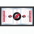 NHL New Jersey Devils Framed Hockey Rink Mirror