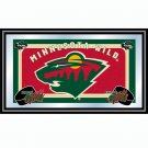 NHL Minnesota Wild Framed Team Logo Mirror