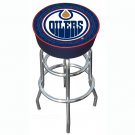 NHL Edmonton Oilers Padded Bar Stool