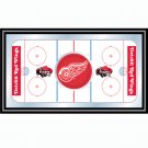 NHL Detroit Redwings Framed Hockey Rink Mirror