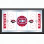 NHL Montreal Canadians Framed Hockey Rink Mirror