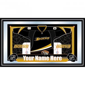 NHL Anaheim Ducks Framed Personalized Mirror