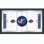 NHL Columbus Blue Jackets Framed Hockey Rink Mirror