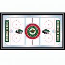 NHL Minnesota Wild Framed Hockey Rink Mirror