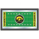 University of Iowa Football Field Framed Mirror