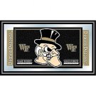 Wake Forest University Logo and Mascot Framed Mirror