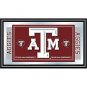 Texas A&M University Logo and Mascot Framed Mirror