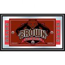 Brown University Logo and Mascot Framed Mirror