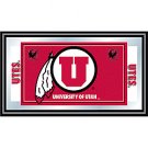 University of Utah Logo and Mascot Framed Mirror
