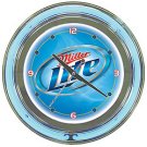Miller Lite 14 Inch Neon Wall Clock