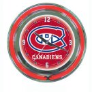 NHL Montreal Canadiens Neon Clock - 14 inch Diameter