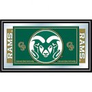 Colorado State University Logo and Mascot Framed Mirror