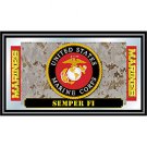 United States Marine Corp Logo Framed Mirror