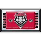 University of New Mexico Logo and Mascot Framed Mirror