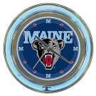 University of Maine Neon Clock - 14 inch Diameter