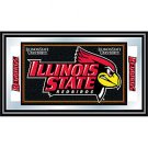 Illinois State University Logo and Mascot Framed Mirror