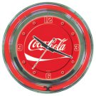 Coca Cola Neon Clock - 14 inch Diameter