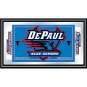 DePaul University Logo and Mascot Framed Mirror