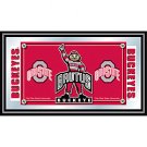 The Ohio State University Logo and Mascot Framed Mirror