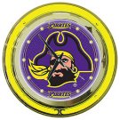 East Carolina University Neon Clock - 14 inch Diameter