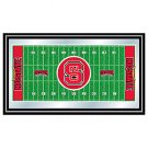 North Carolina State Football Field Framed Mirror
