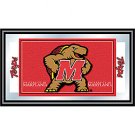 Maryland University Logo and Mascot Framed Mirror