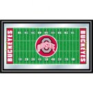 Ohio State Framed Football Field Mirror