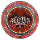 Brown University Neon Clock - 14 inch Diameter