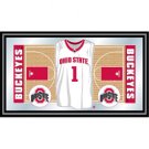 Ohio State Basketball Framed Jersey Mirror