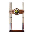 University of Iowa Wood and Mirror Wall Cue Rack