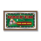 Rack'em Personalized Billiards Mirror