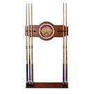 U.S. Marine Corp 2 piece Wood and Mirror Wall Cue Rack