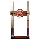 Iowa State University Wood and Mirror Wall Cue Rack