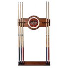 Brown University Wood and Mirror Wall Cue Rack