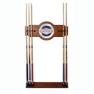 Las Vegas 2 piece Wood and Mirror Wall Cue Rack