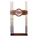 Coors Light 2 piece Wood and Mirror Wall Cue Rack