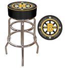 NHL Throwback Boston Bruins Padded Bar Stool