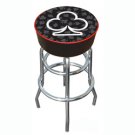 Four Aces Club Logo Padded Bar Stool