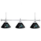NHL San Jose Sharks 60 Inch 3 Shade Billiard Lamp