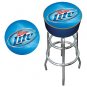 Miller Lite Logo Padded Bar Stool