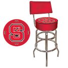 North Carolina State Padded Bar Stool with Back
